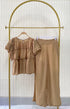 Two Piece Ruffled Top With Trouser